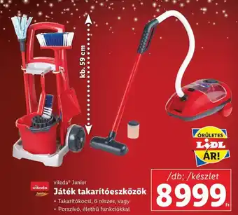 Lidl vileda Junior Játék takarítóeszközök 1 db ajánlat