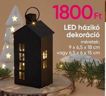 Pepco LED házikó dekoráció 1 db ajánlat