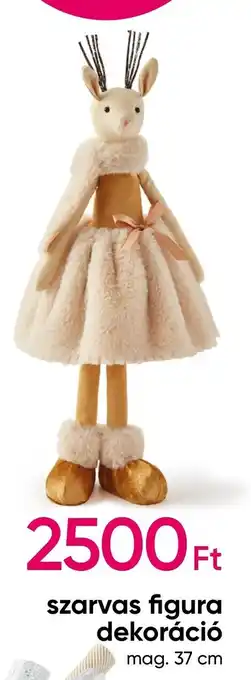 szarvas figura dekoráció 1 db