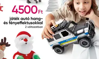 játék autó hang-és fényeffektusokkal 1 db