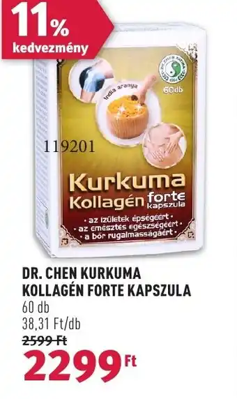 Rossmann DR. CHEN KURKUMA KOLLAGÉN FORTE KAPSZULA 60 db ajánlat