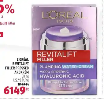 Rossmann L'ORÉAL REVITALIFT FILLER PRESSED ARCKRÉM 50 ml ajánlat
