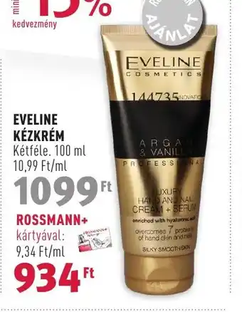 Rossmann EVELINE KÉZKRÉM 100 ml ajánlat