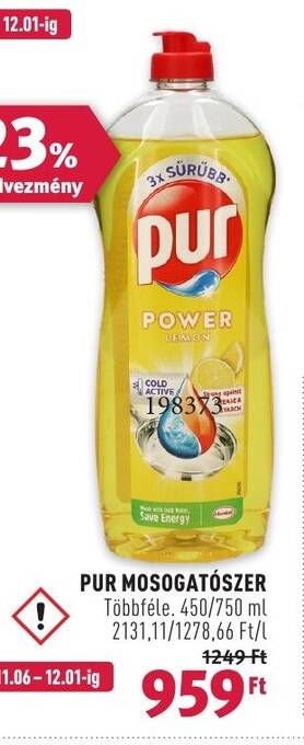 Rossmann PUR MOSOGATÓSZER 450 / 750 ml ajánlat