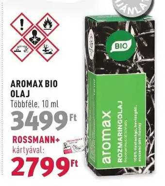 Rossmann AROMAX BIO OLAJ 10 ml ajánlat