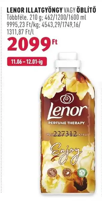 Rossmann LENOR ILLATGYÖNGY VAGY ÖBLÍTŐ 210 g / 462 - 1600 ml ajánlat