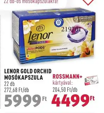 Rossmann LENOR GOLD ORCHID MOSÓKAPSZULA 22 db ajánlat