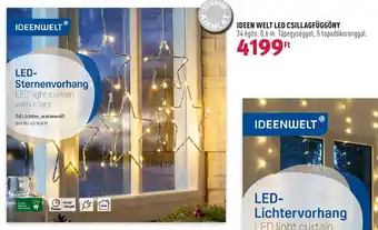 Rossmann IDEEN WELT LED CSILLAGFÜGGÖNY 34 égős. ajánlat