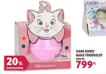 Rossmann ISANA DISNEY MARIE FÜRDŐGOLYÓ ajánlat