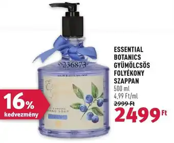 Rossmann ESSENTIAL BOTANICS GYÜMÖLCSÖS FOLYÉKONY SZAPPAN 500ml ajánlat