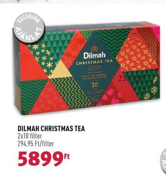 Rossmann DILMAH CHRISTMAS TEA ajánlat