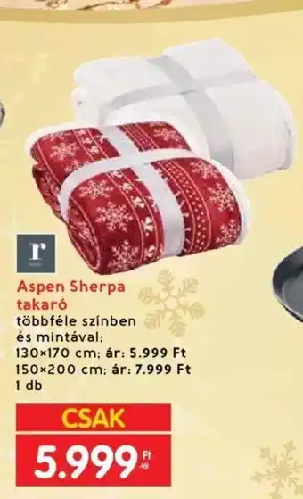 Aspen Sherpa takaró