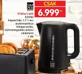 Interspar SIM PEX BASIC Vizforraló ajánlat