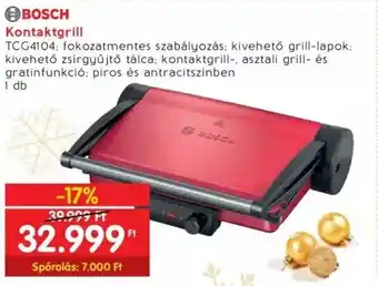 Interspar BOSCH Kontaktgrill ajánlat