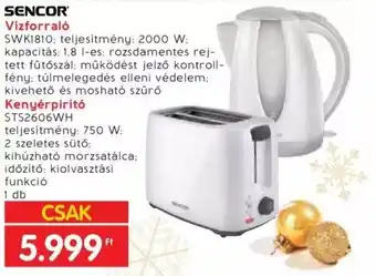 Interspar SENCOR Vízforraló Kenyérpirító ajánlat