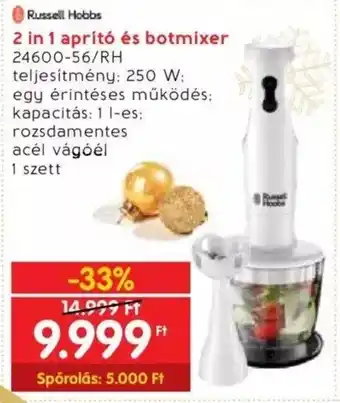 Russell Hobbs 2 in 1 aprító és botmixer