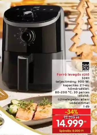Forró levegős sütő