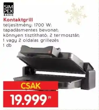 Interspar SIM PEX BASIC Kontaktgrill ajánlat
