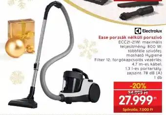 Electrolux Ease porzsák nélküli porszívó