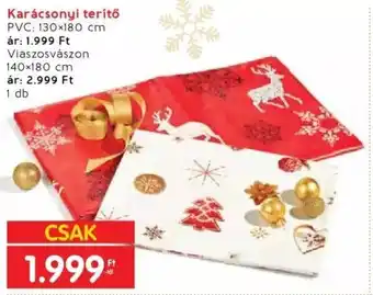 Karácsonyi terítő 1 db