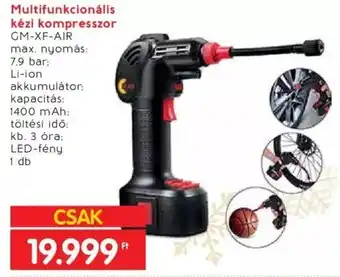 Multifunkcionális kézi kompresszor 1 db