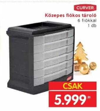 Interspar CURVER Közepes fiókos tároló 1 db ajánlat