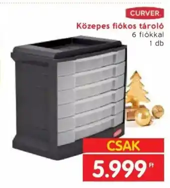 CURVER Közepes fiókos tároló 1 db