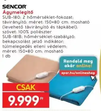 Interspar SENCOR Ágymelegítő 1 db ajánlat