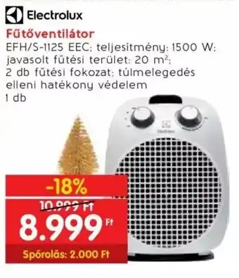 Interspar Electrolux Fűtőventilátor 1 db ajánlat