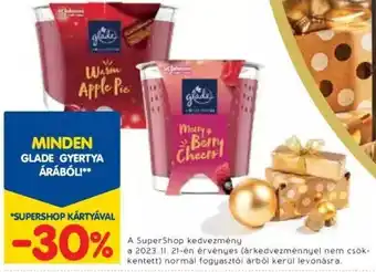 GLADE GYERTYA ÁRÁBÓL