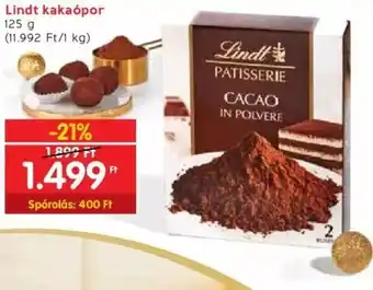 Interspar Lindt kakaópor 125g ajánlat