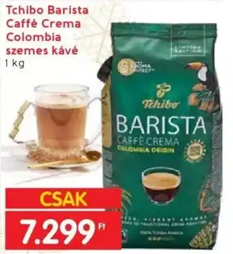 Interspar Tchibo Barista Caffé Crema Colombia szemes kávé 1 kg ajánlat