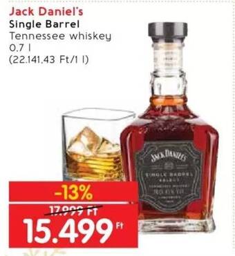 Interspar Jack Daniel's Single Barrel 0.7l ajánlat