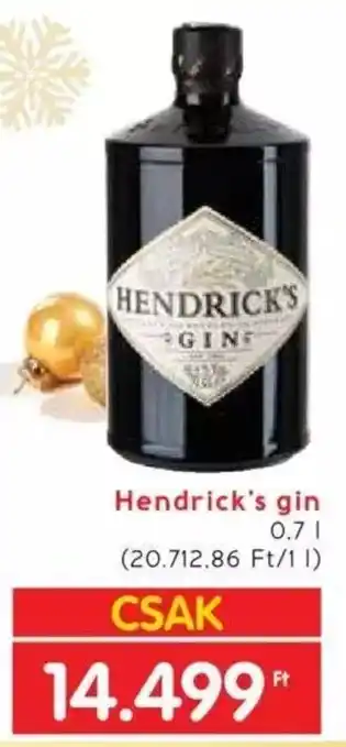 Hendrick's gin 0,7l