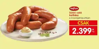 Spar Sütni való kolbász 1kg ajánlat