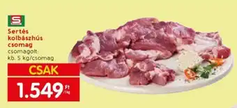 Sertés kolbászhús csomag 1kg