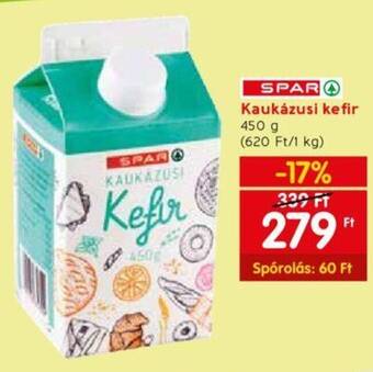 Spar Kaukázusi kefir 450 g ajánlat