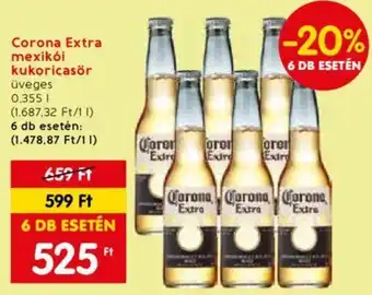 Corona Extra mexikói kukoricasör 0,355l