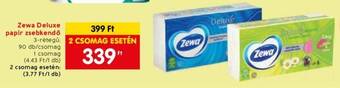 Spar Zewa Deluxe papír zsebkendő 3-rétegű ajánlat