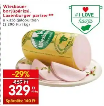Wiesbauer borjúpárizsi, Laxenburger parizer 10dkg