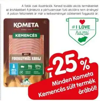 Spar Kometa Kemencés sült termék ajánlat
