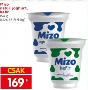 Spar Mizo natúr joghurt, kefir 150g ajánlat