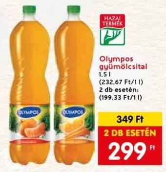 Spar Olympos gyümölcsital 1,5l ajánlat
