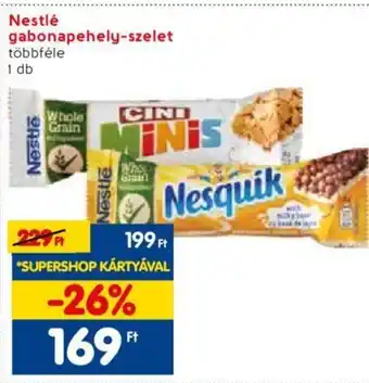 Spar Nestlé gabonapehely szelet ajánlat