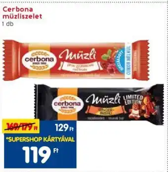 Spar Cerbona müzliszelet ajánlat