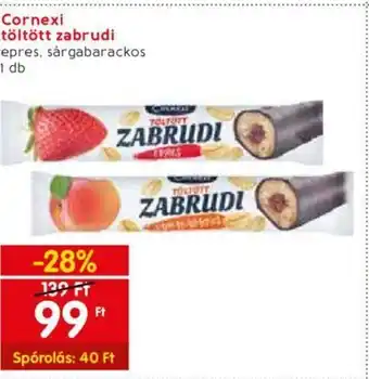 Cornexi töltött zabrudi