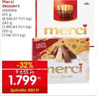 Merci desszert 210g