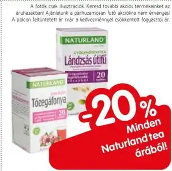 Spar Minden Naturland tea árából ajánlat