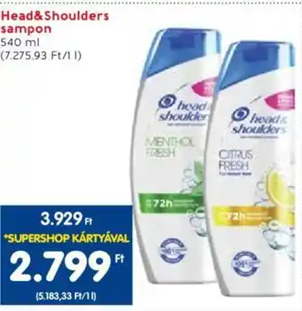 Spar Head Shoulders sampon 540ml ajánlat