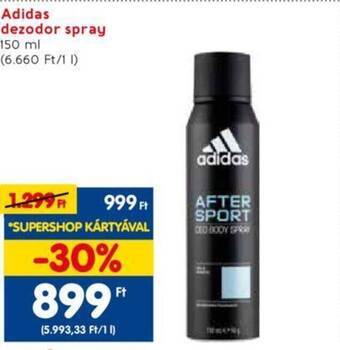 Spar Adidas dezodor spray 150 ml ajánlat